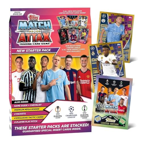 Topps Match Attax 23/24 - UEFA Champions League Football Cards | Trading Cards (Starter Pack)